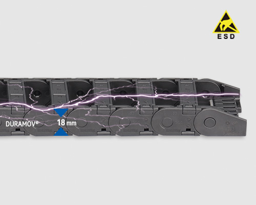 C02E.18抗静电通用型电缆拖链