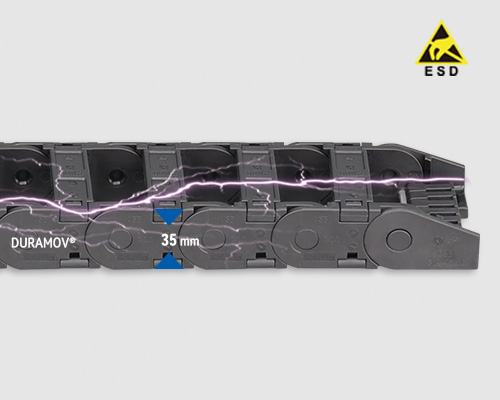 C02E.35抗静电通用型电缆拖链